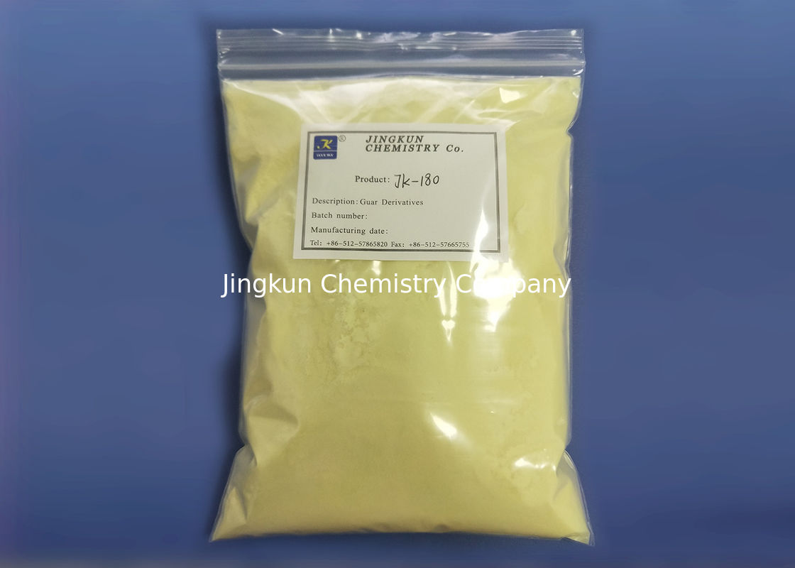 Gomma guar giallastra in cloruro idrossipropilico JK-180 di Trimonium del guar dei cosmetici